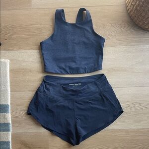 Outdoor Voices Deep Blue Workout Ensemble